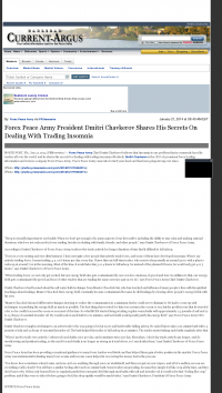 Forex Peace Army -  Carlsbad Current-Argus (Carlsbad, NM) - Traders Insomnia Help Method
