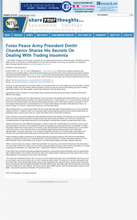 Forex Peace Army -  NebraskaTV (Kearney, NE) - Traders Insomnia Help Method